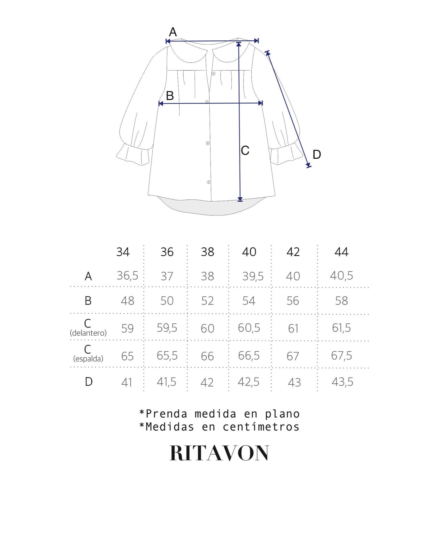Blusa Dame Liberty Wiltshire