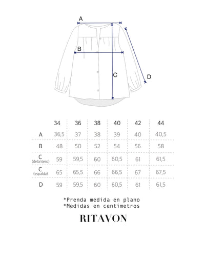 Blusa Golden Foglie