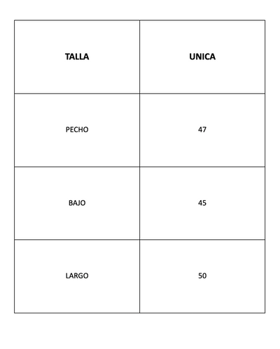 Chaleco Pinocho Rayas