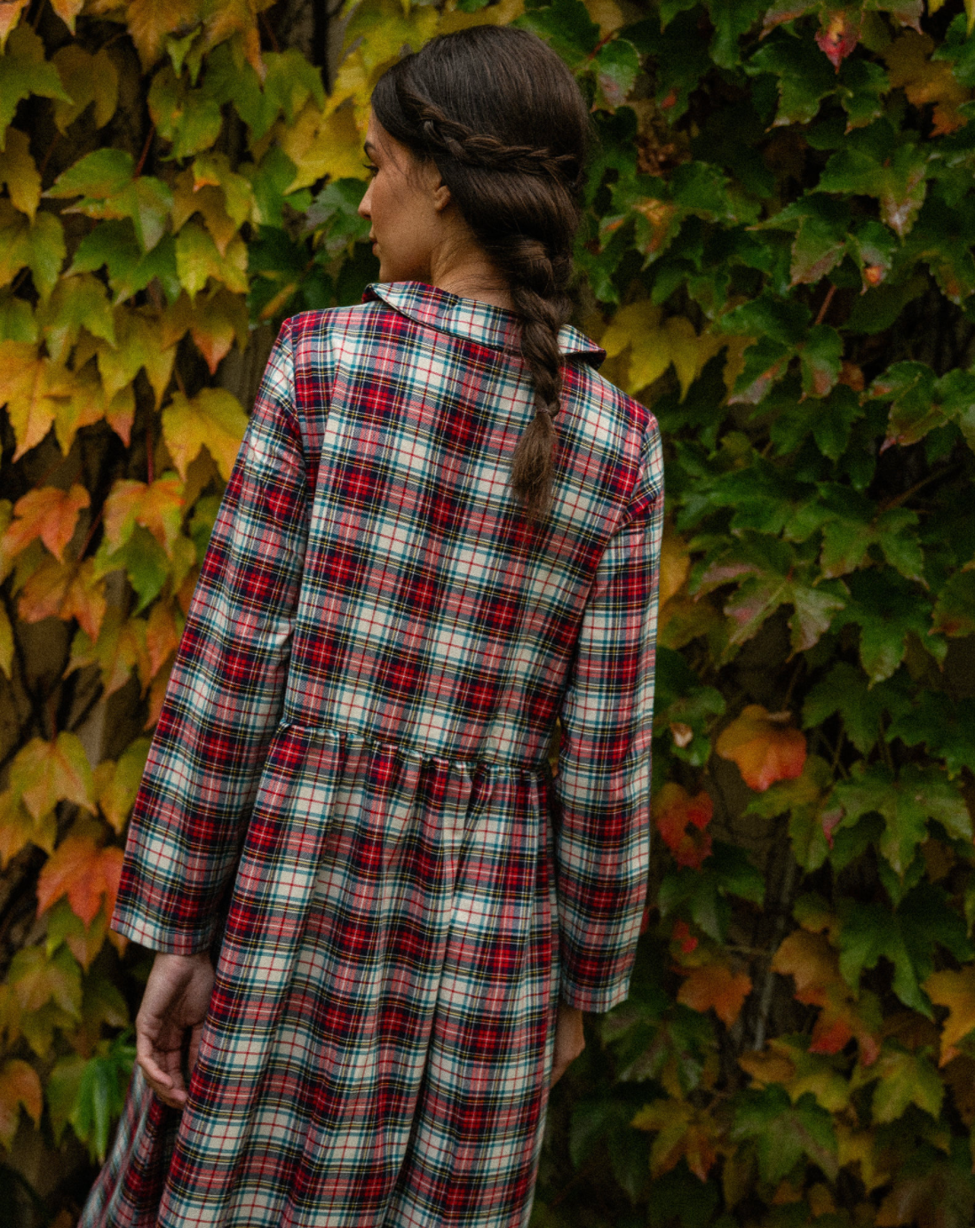 Vestido Blanche Tartán