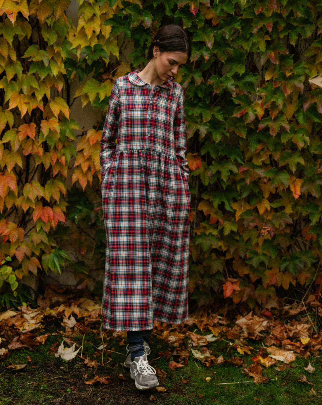 Vestido Blanche Tartán