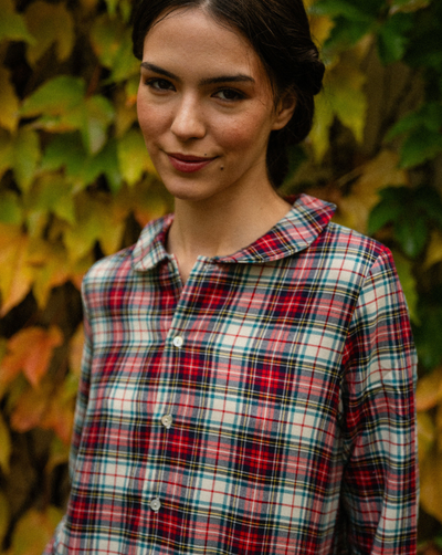 Vestido Blanche Tartán