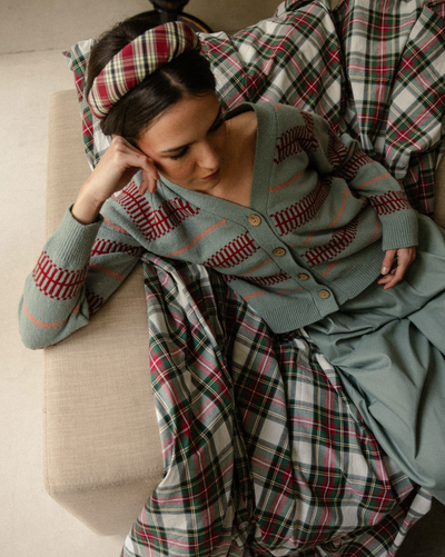 Cárdigan Greca Mint *PRE-VENTA*