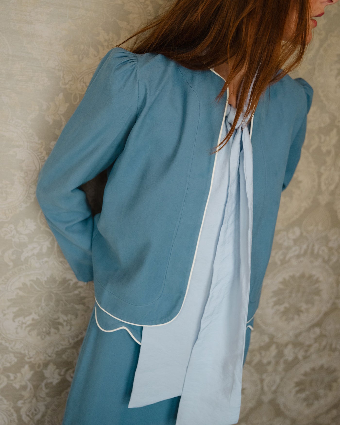 Chaquetita Azafata Azul
