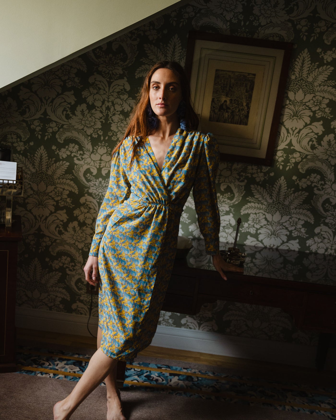 Vestido Vintage Silk Liberty Clementina