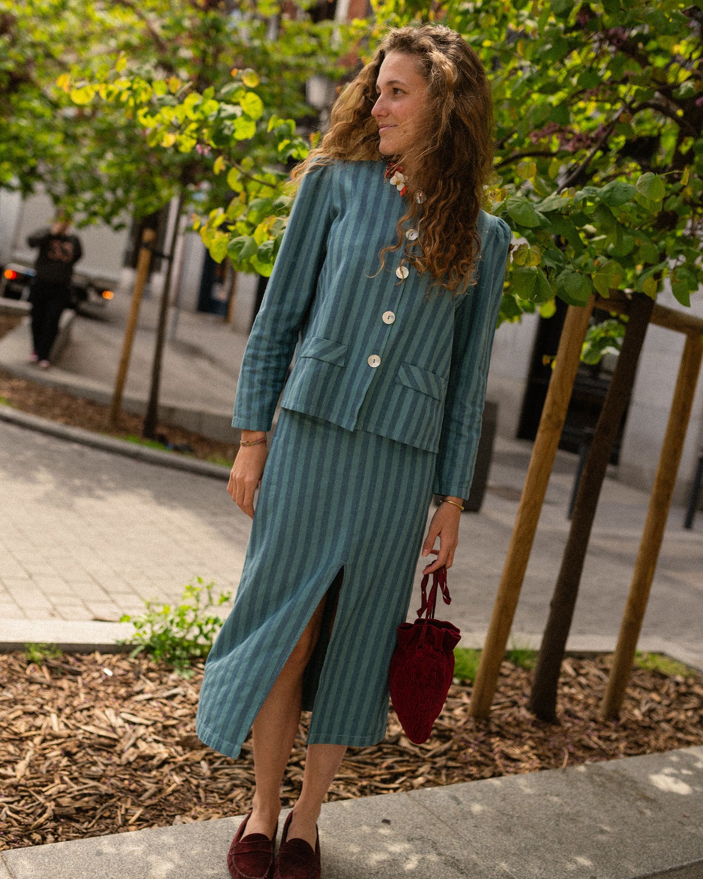 Chaquetita Luisa Stripes