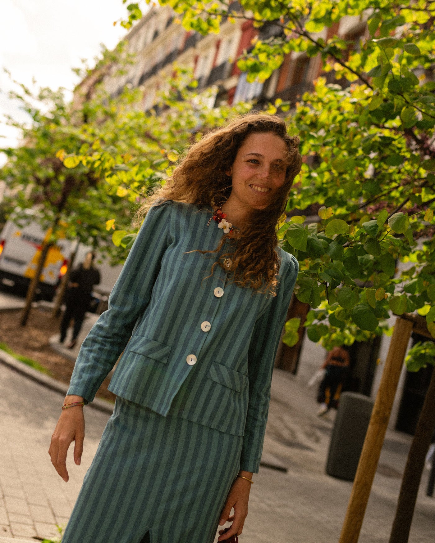 Chaquetita Luisa Stripes
