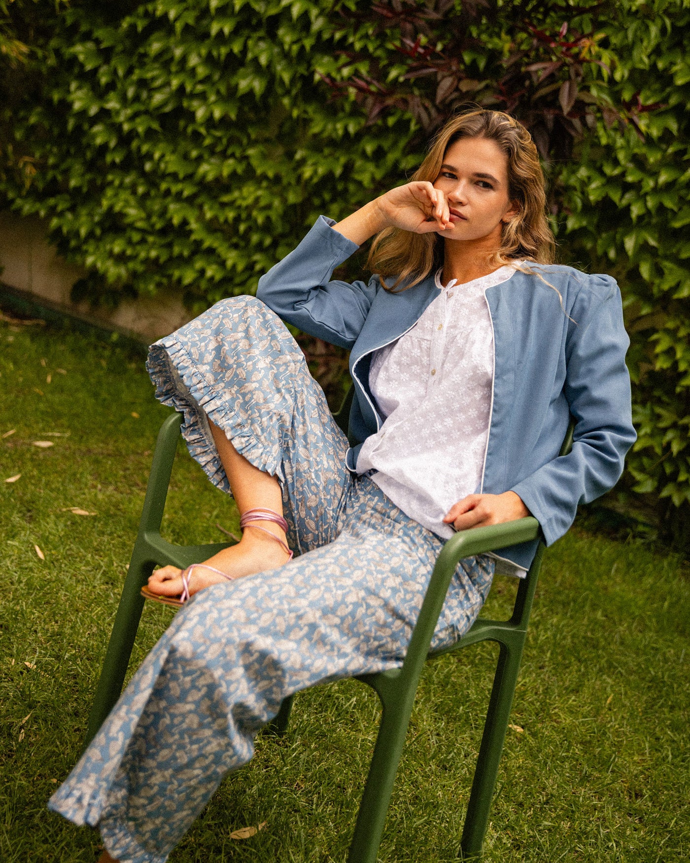 Chaquetita Azafata Azul