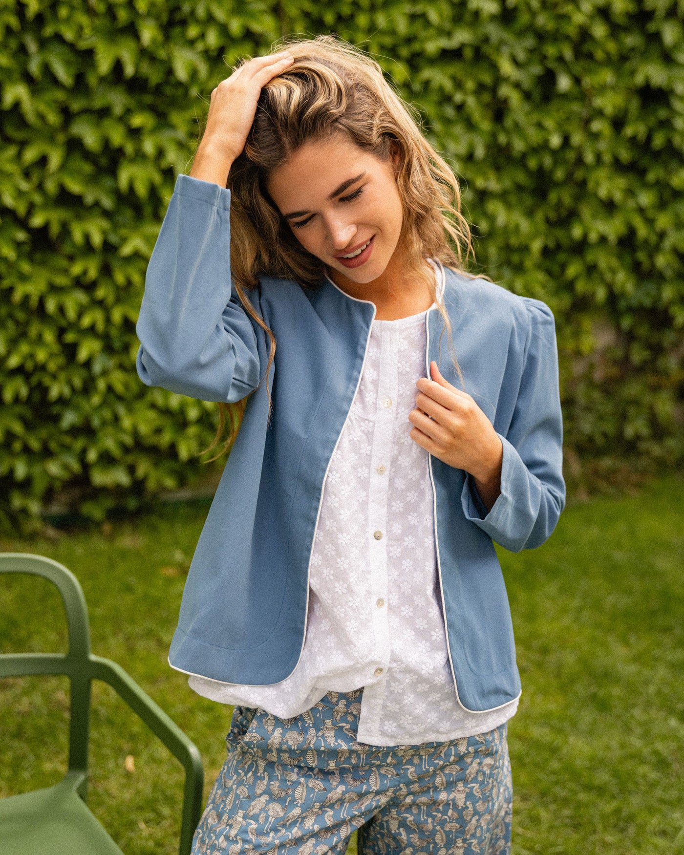 Chaquetita Azafata Azul
