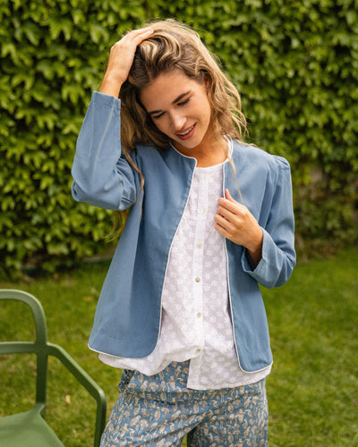 Chaquetita Azafata Azul