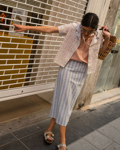 Falda Stripes Blue
