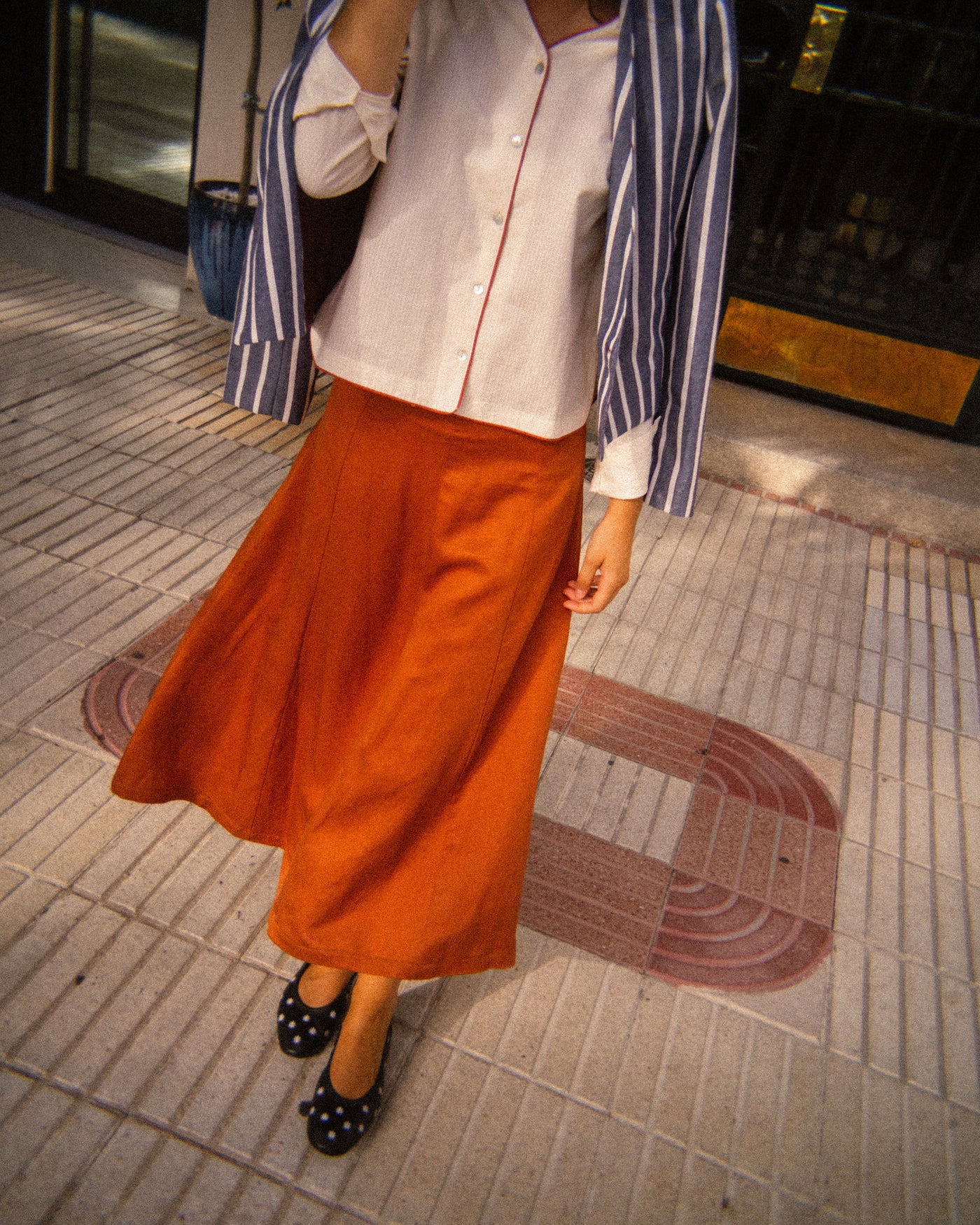 Falda Terracota