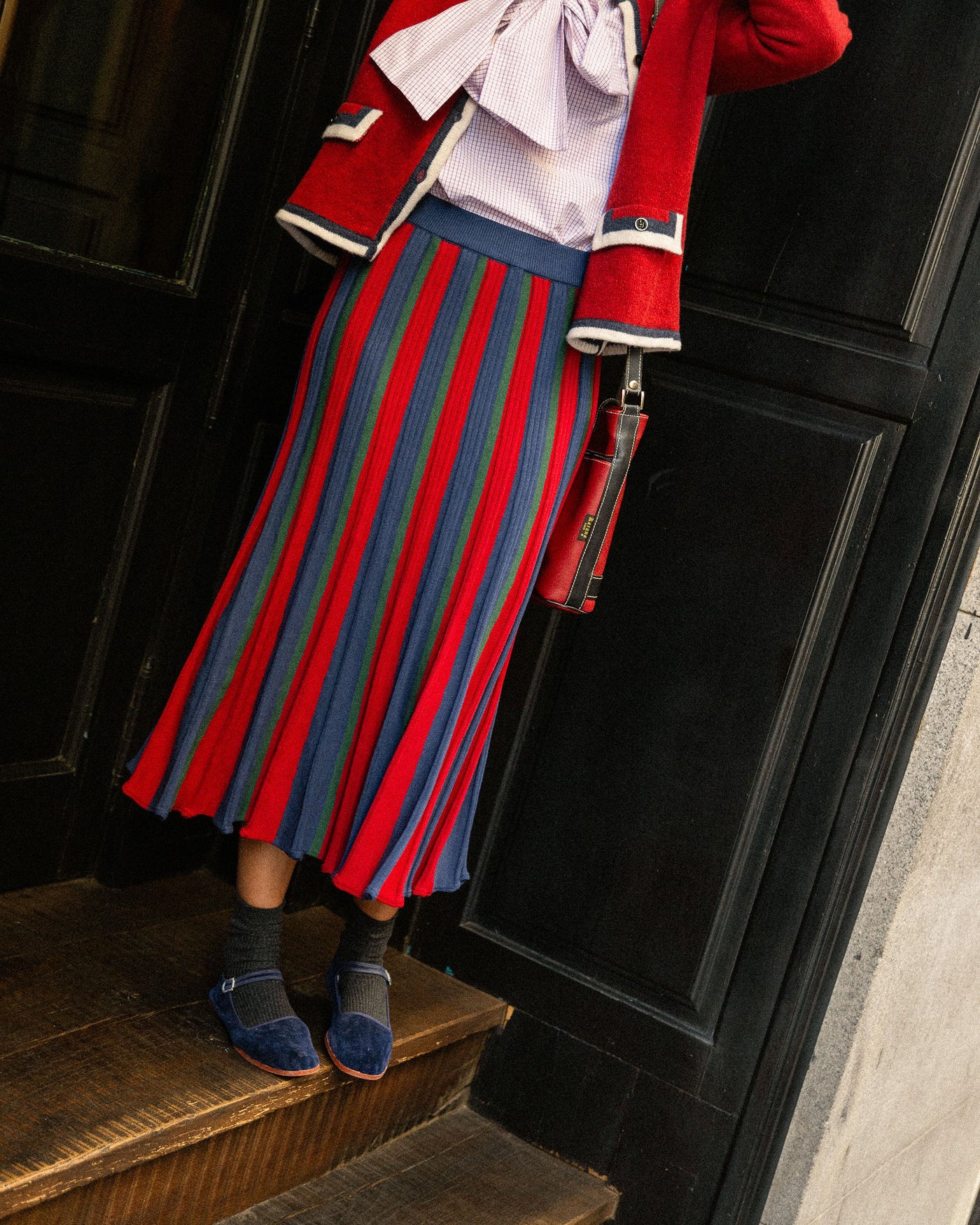 Falda Knitted Tricolor