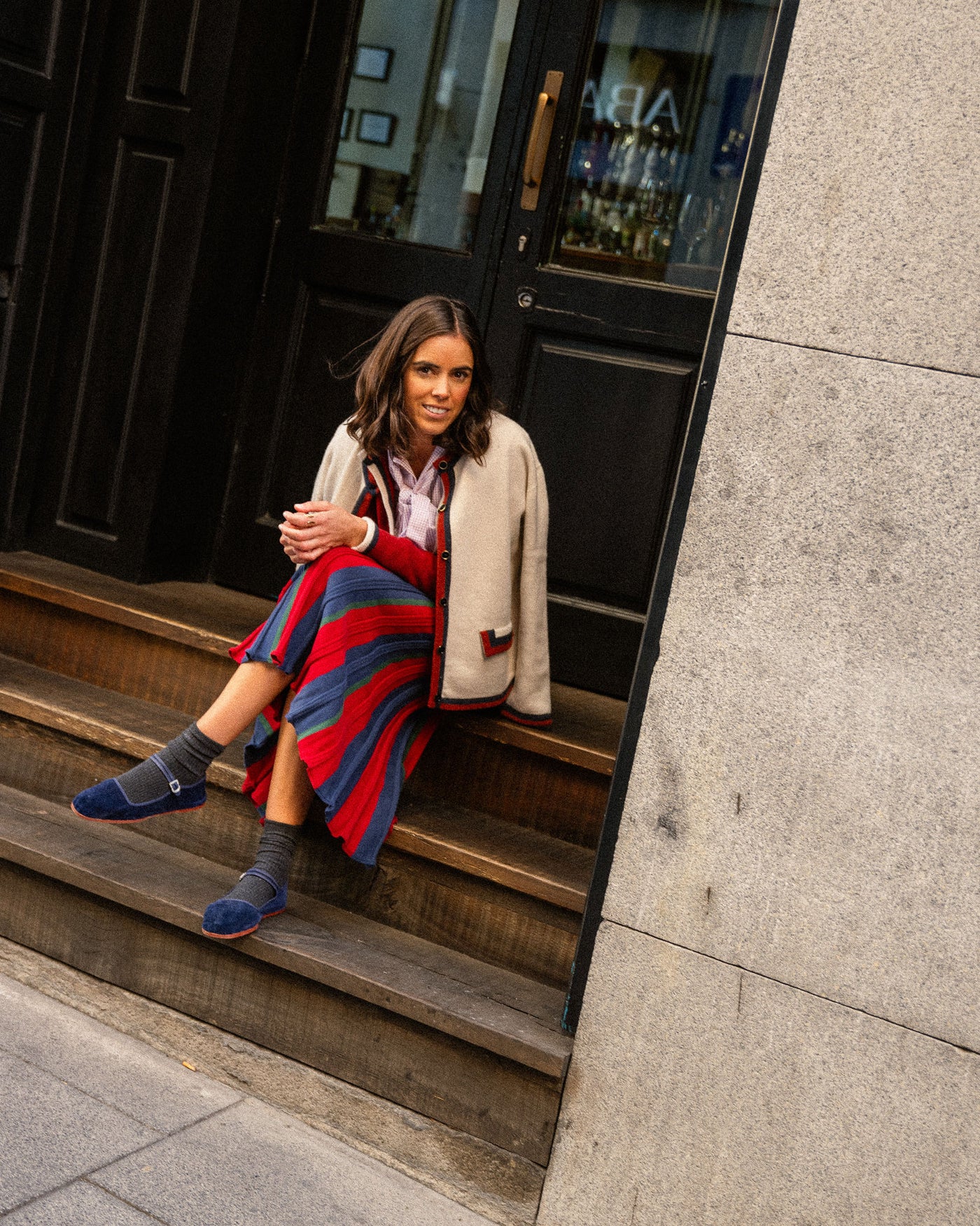 Falda Knitted Tricolor