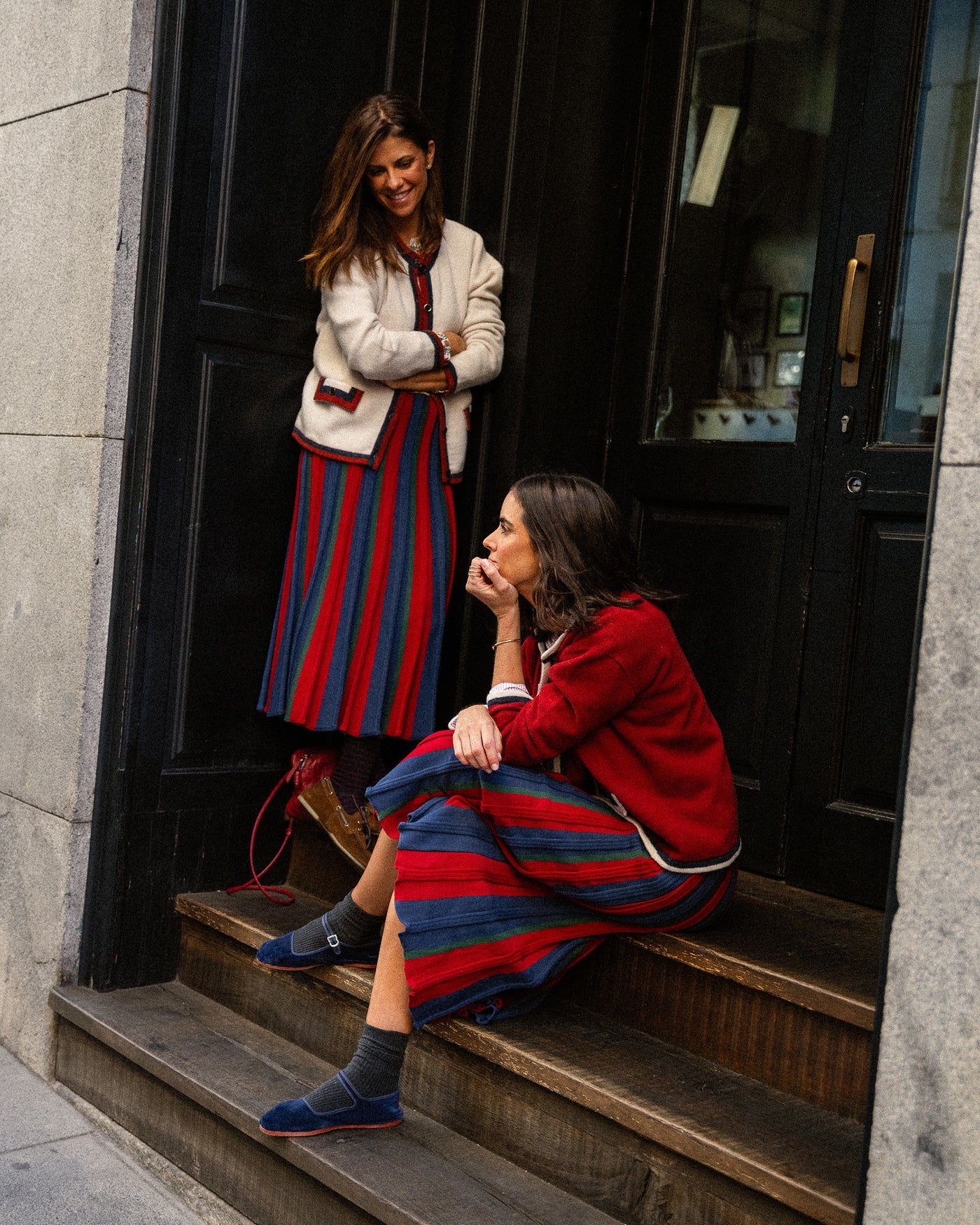 Falda Knitted Tricolor