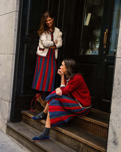 Falda Knitted Tricolor