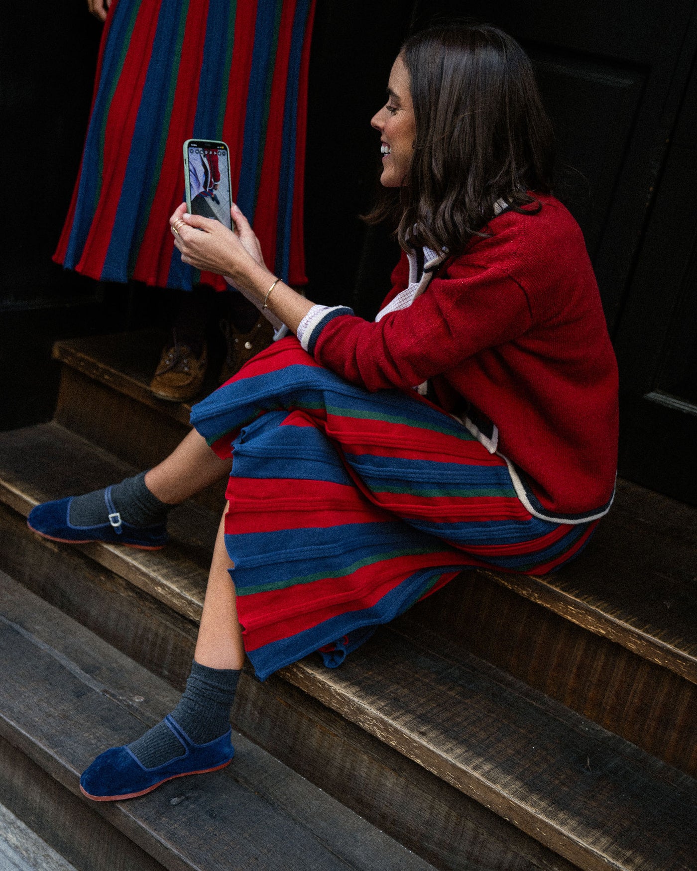 Falda Knitted Tricolor