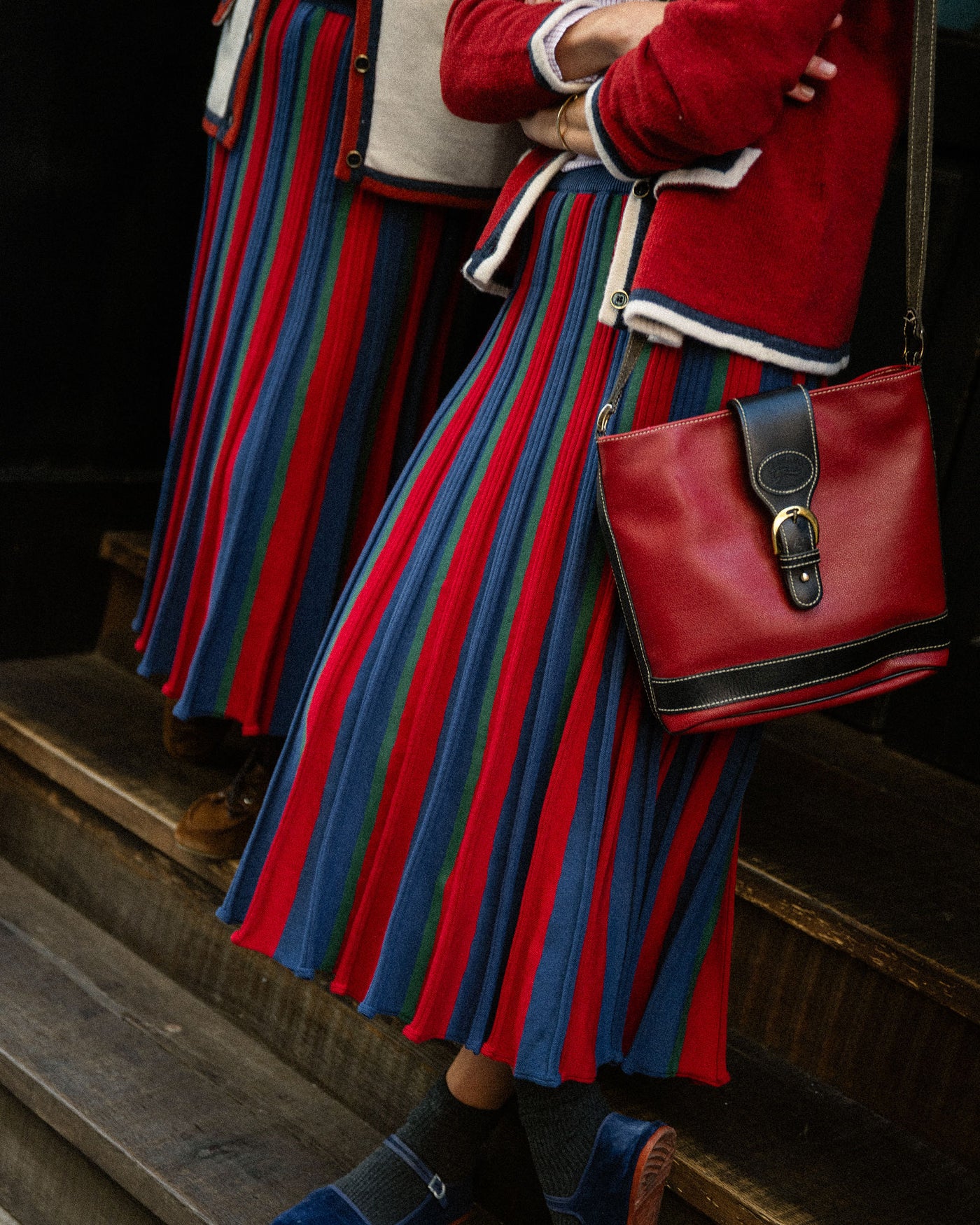 Falda Knitted Tricolor