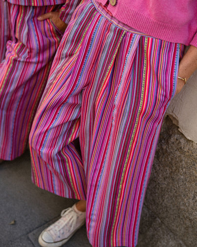 Pantalón Café Multistripes