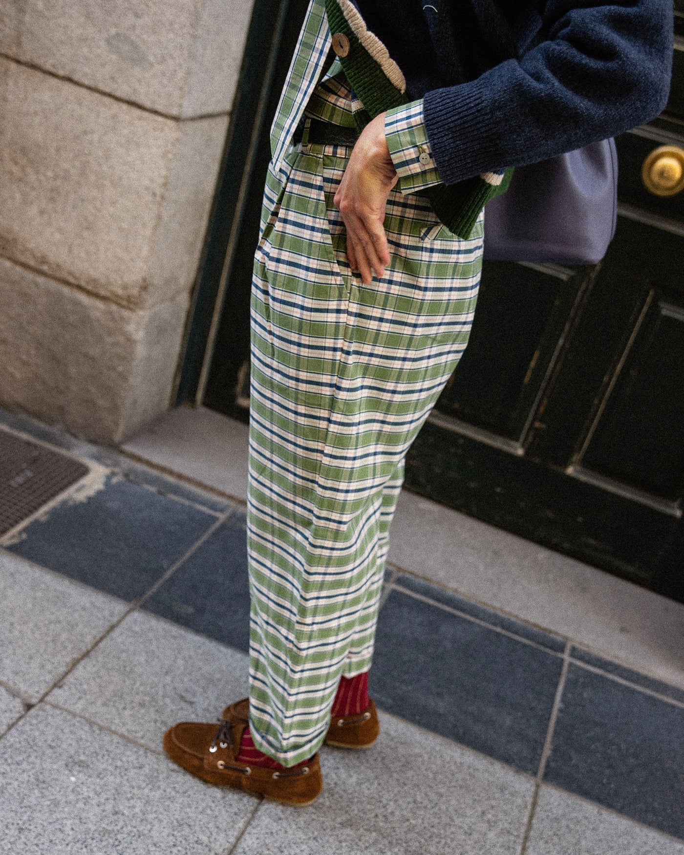 Pantalón Barón Tartán Verde