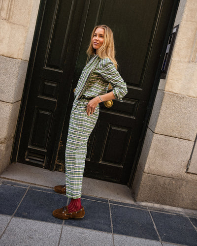 Pantalón Barón Tartán Verde