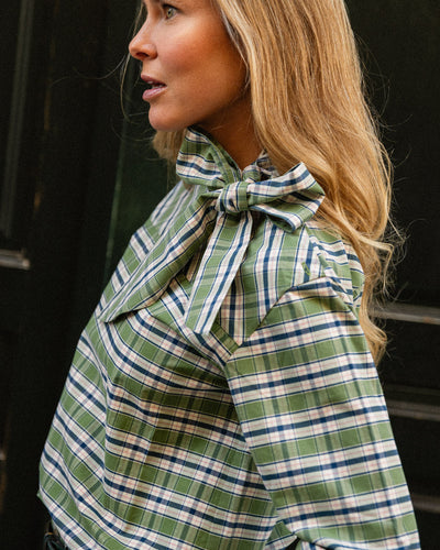 Blusa Lisey Tartán Verde