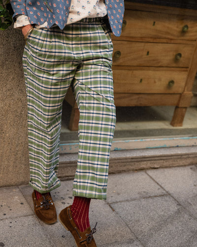 Pantalón Barón Tartán Verde