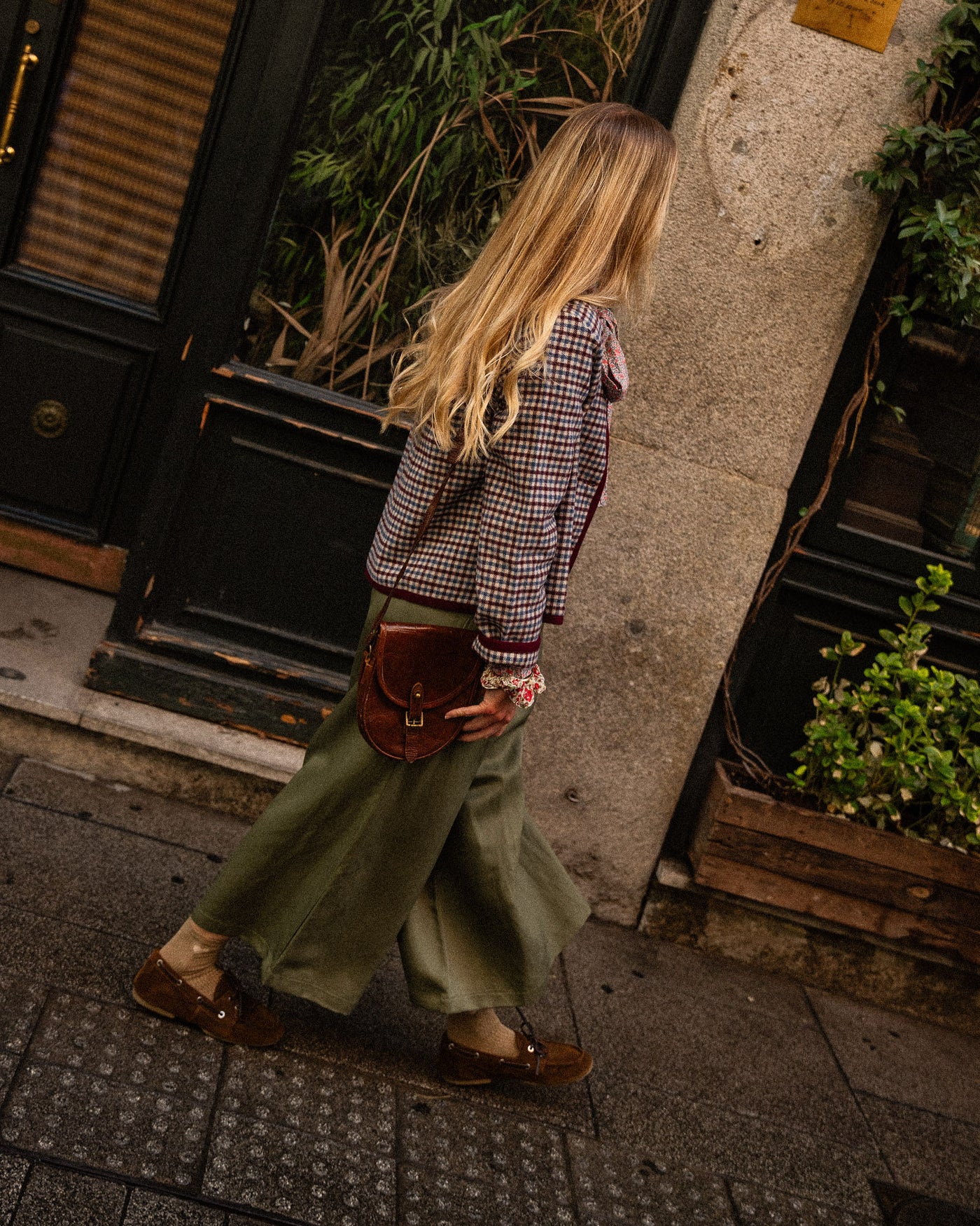 Pantalón Café Musgo