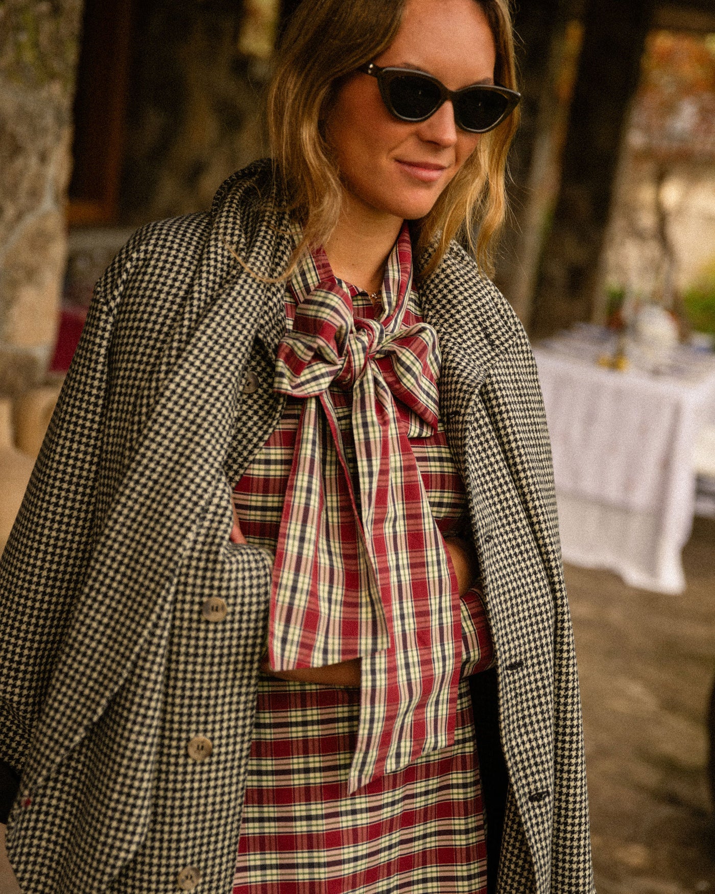 Abrigo Pata De Gallo *PRE-VENTA*