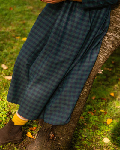 Vestido Blanche Cuadro Botella