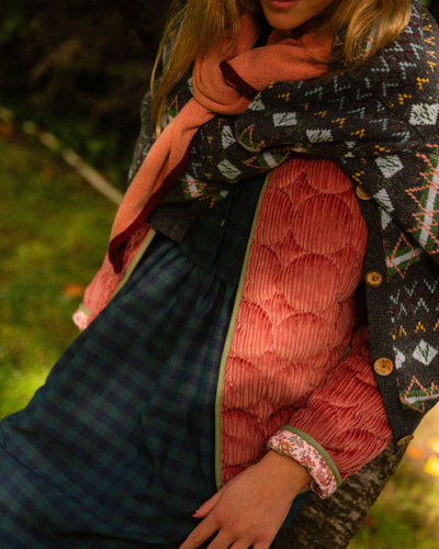 Vestido Blanche Cuadro Botella