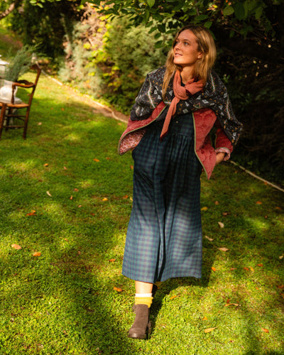 Vestido Blanche Cuadro Botella