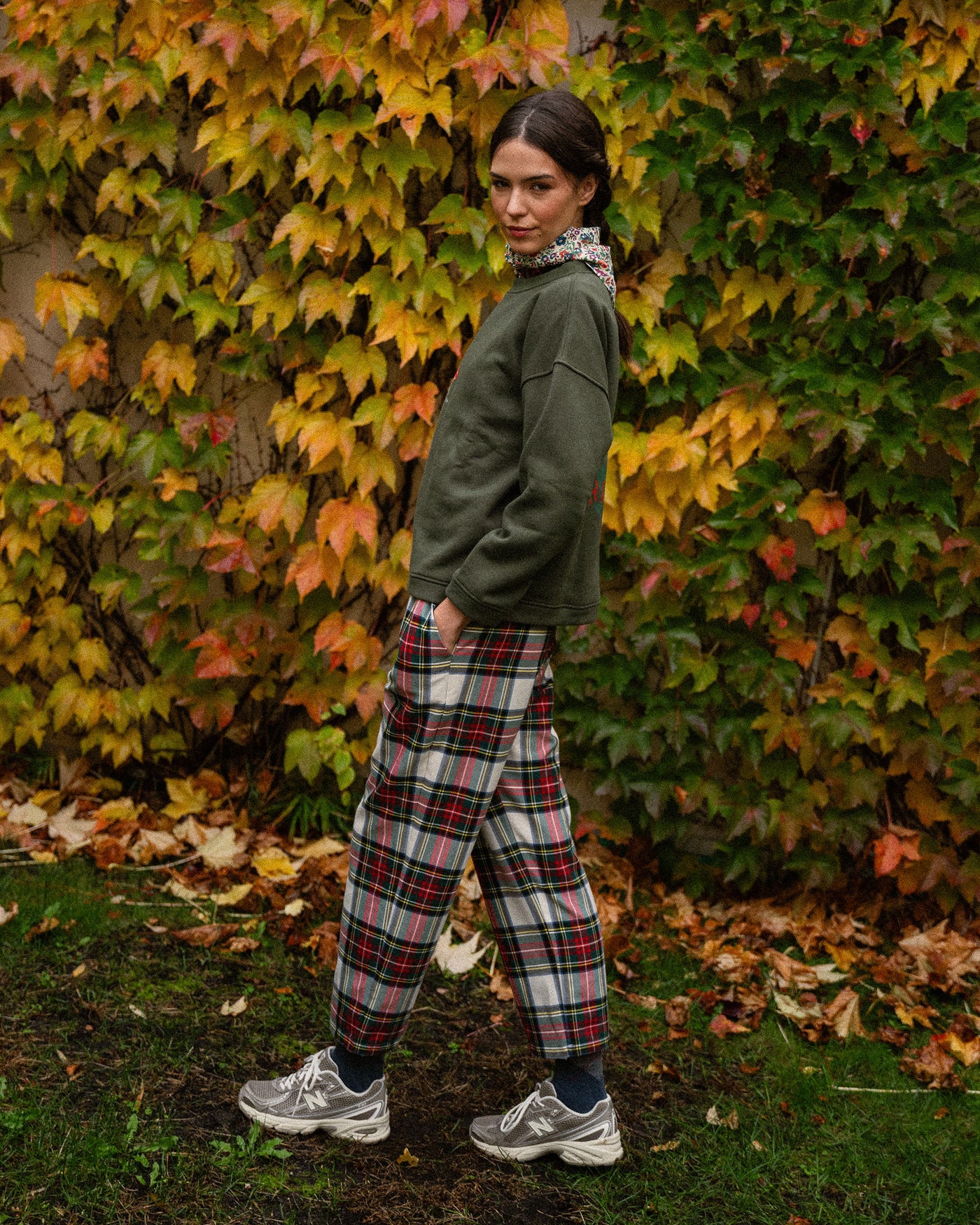 Mono Escocés Tartán Crudo