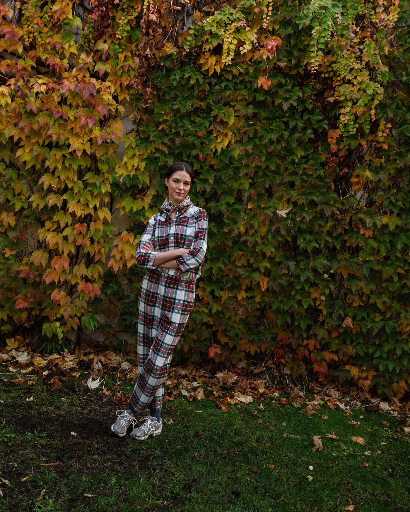 Mono Escocés Tartán Crudo