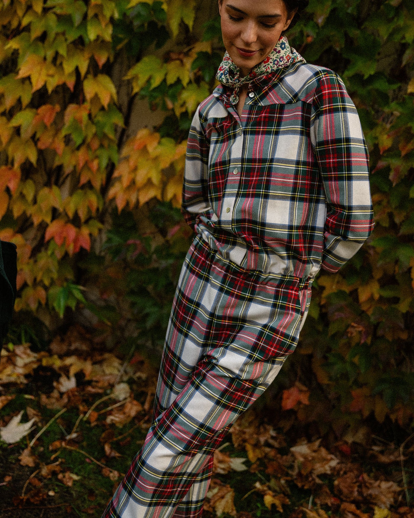 Mono Escocés Tartán Crudo