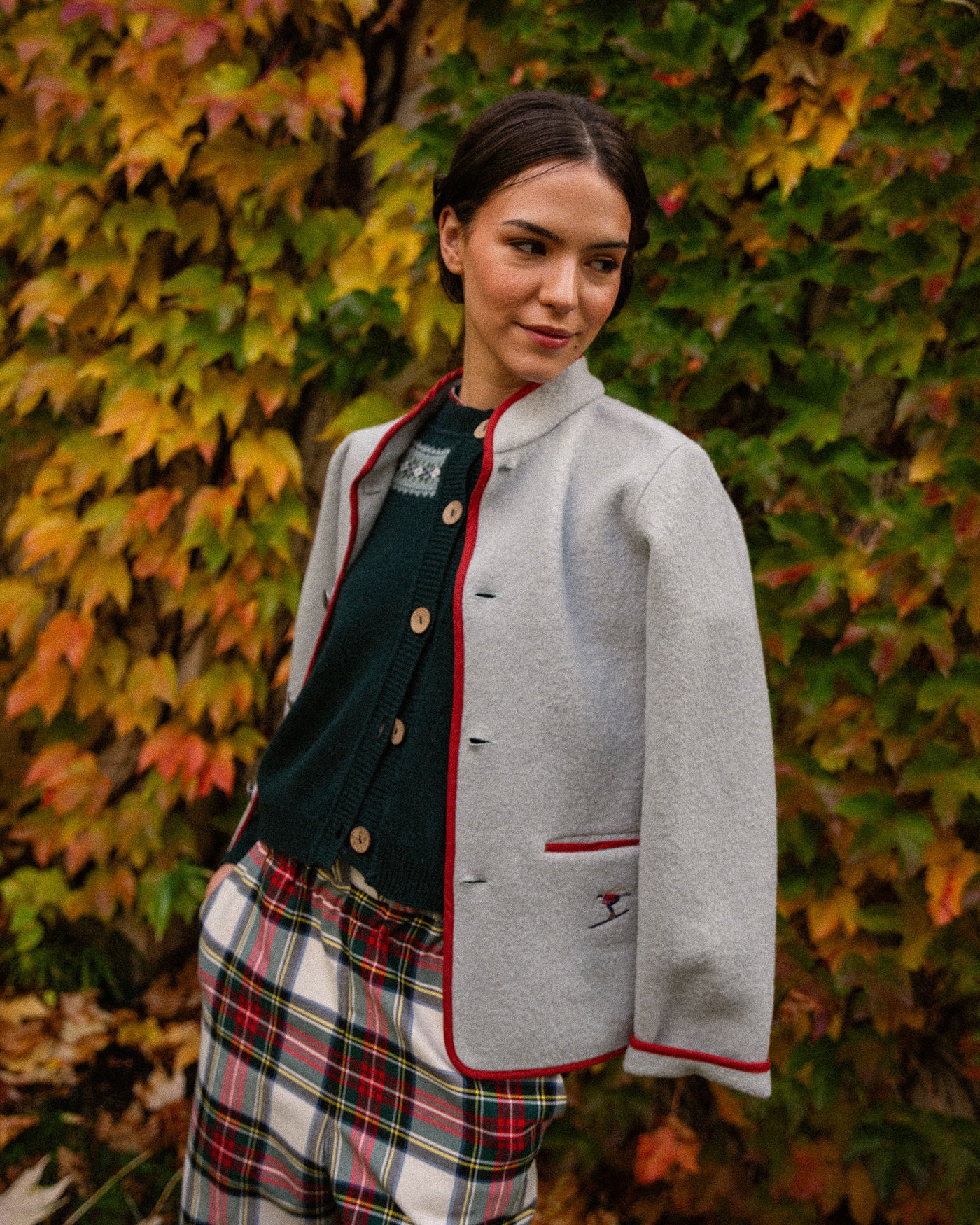 Mono Escocés Tartán Crudo