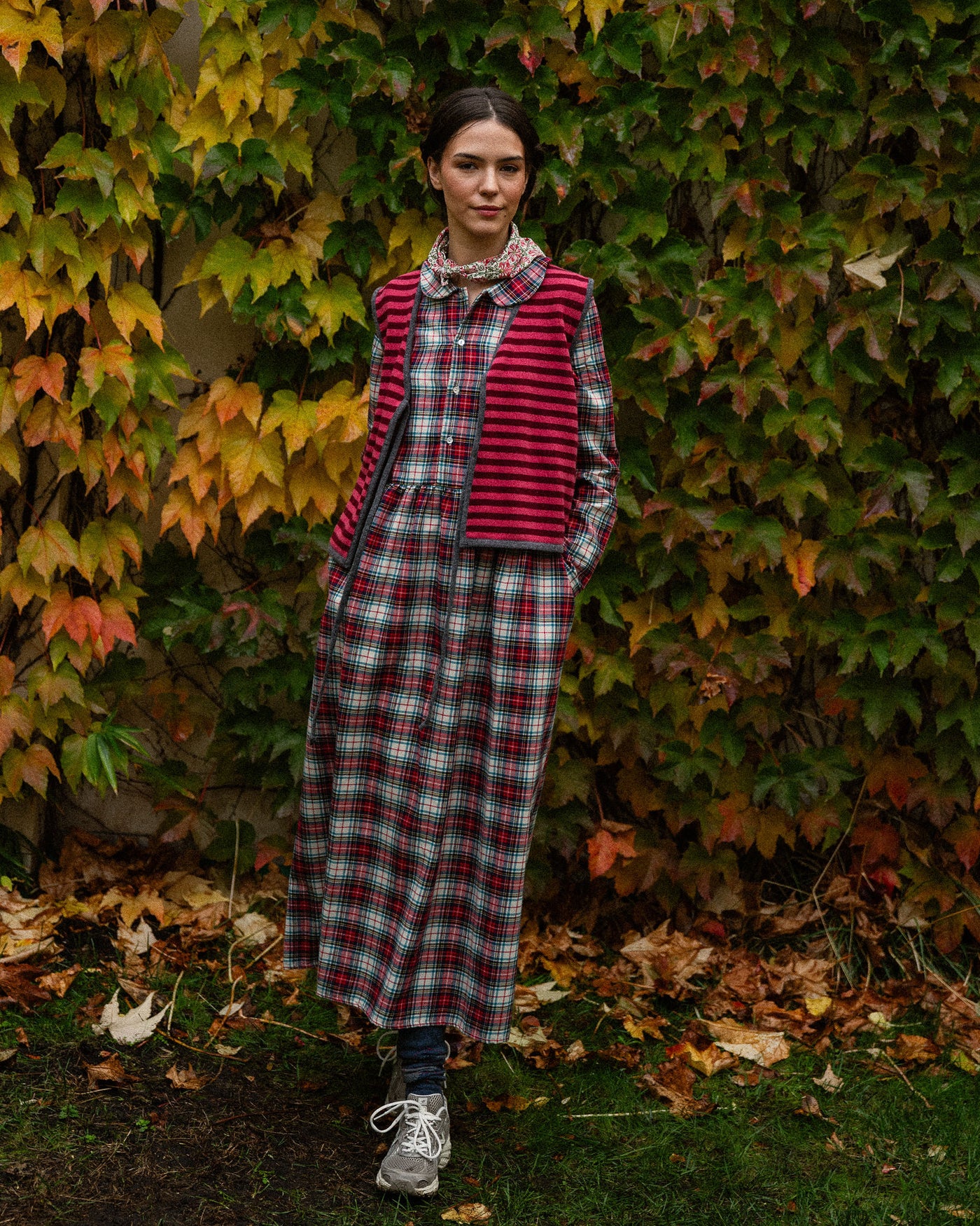 Vestido Blanche Tartán