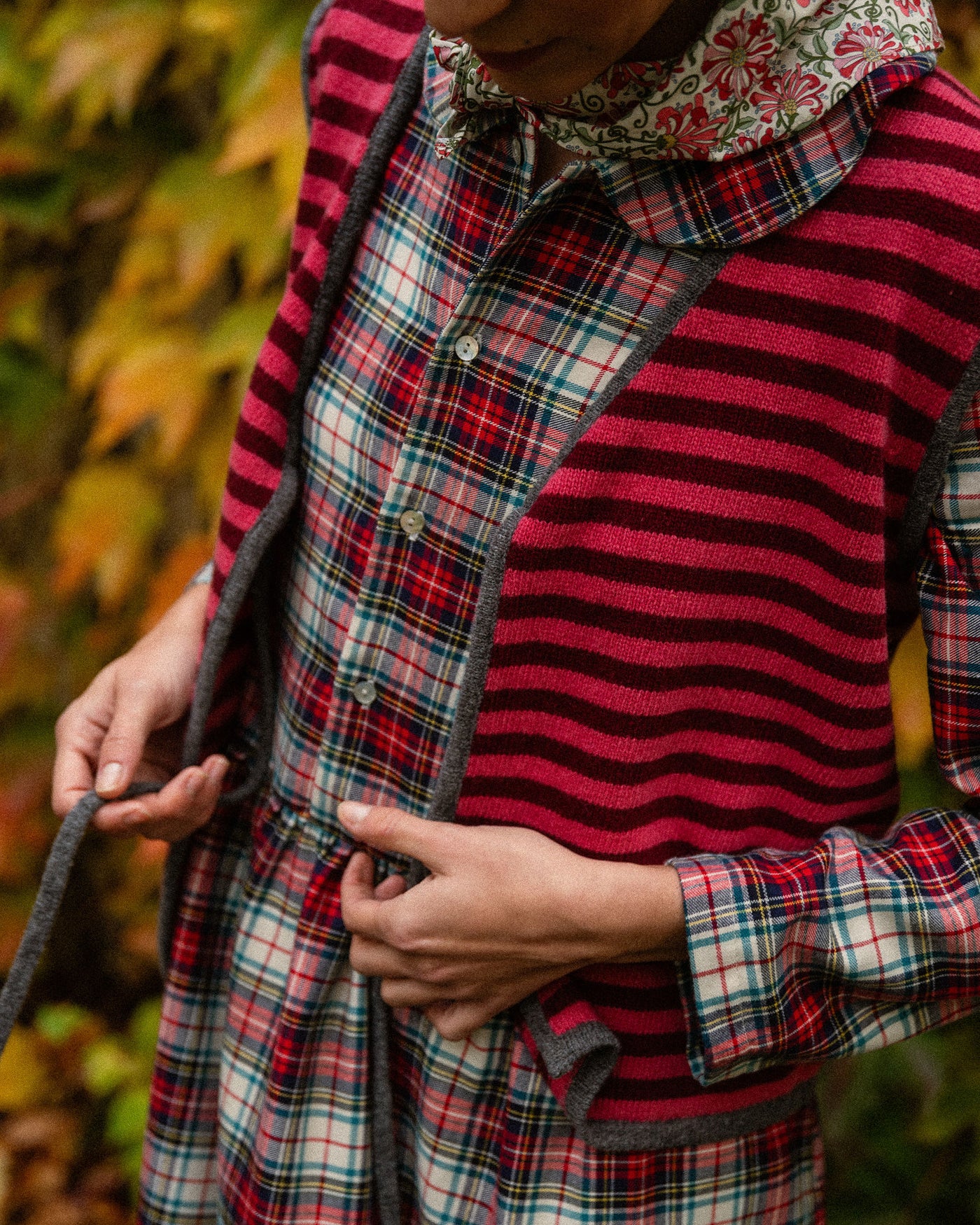 Vestido Blanche Tartán