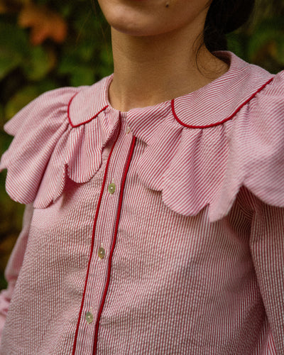 Blusa Naif Rayas Rojas