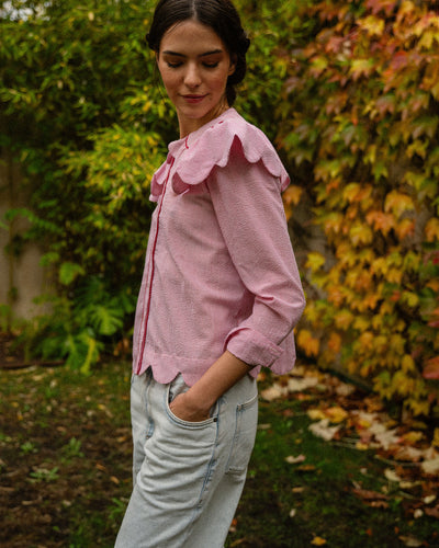 Blusa Naif Rayas Rojas