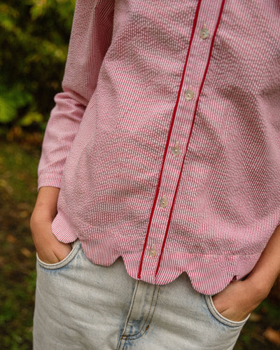 Blusa Naif Rayas Rojas