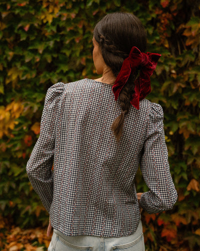 Blusa Vienn Cherry Navy