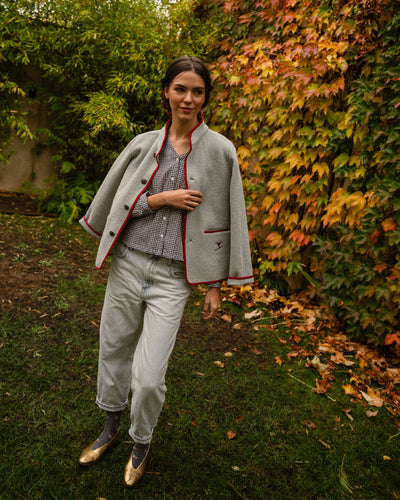 Blusa Vienn Cherry Navy