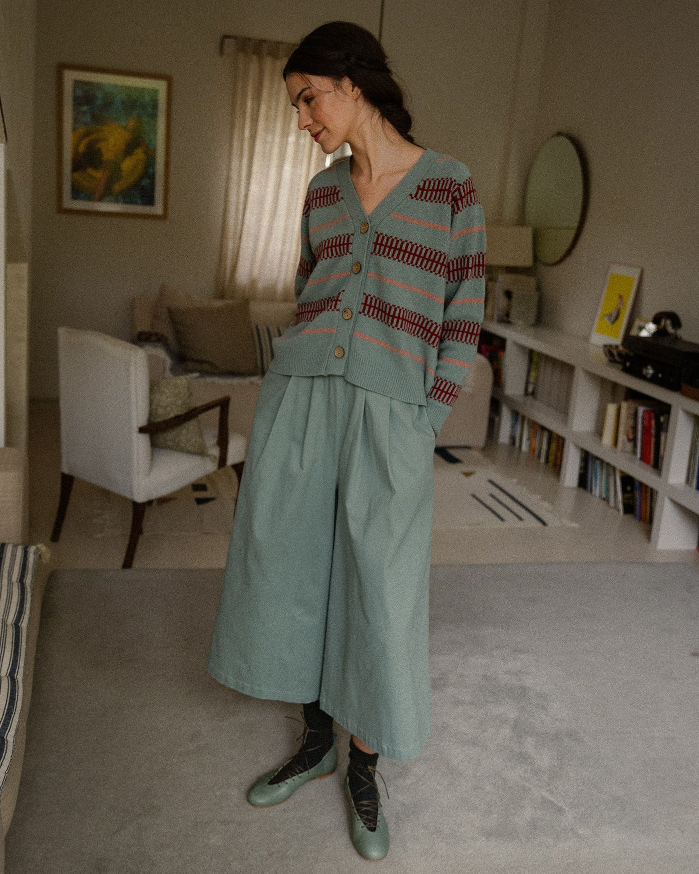 Pantalón Café Eucalipto