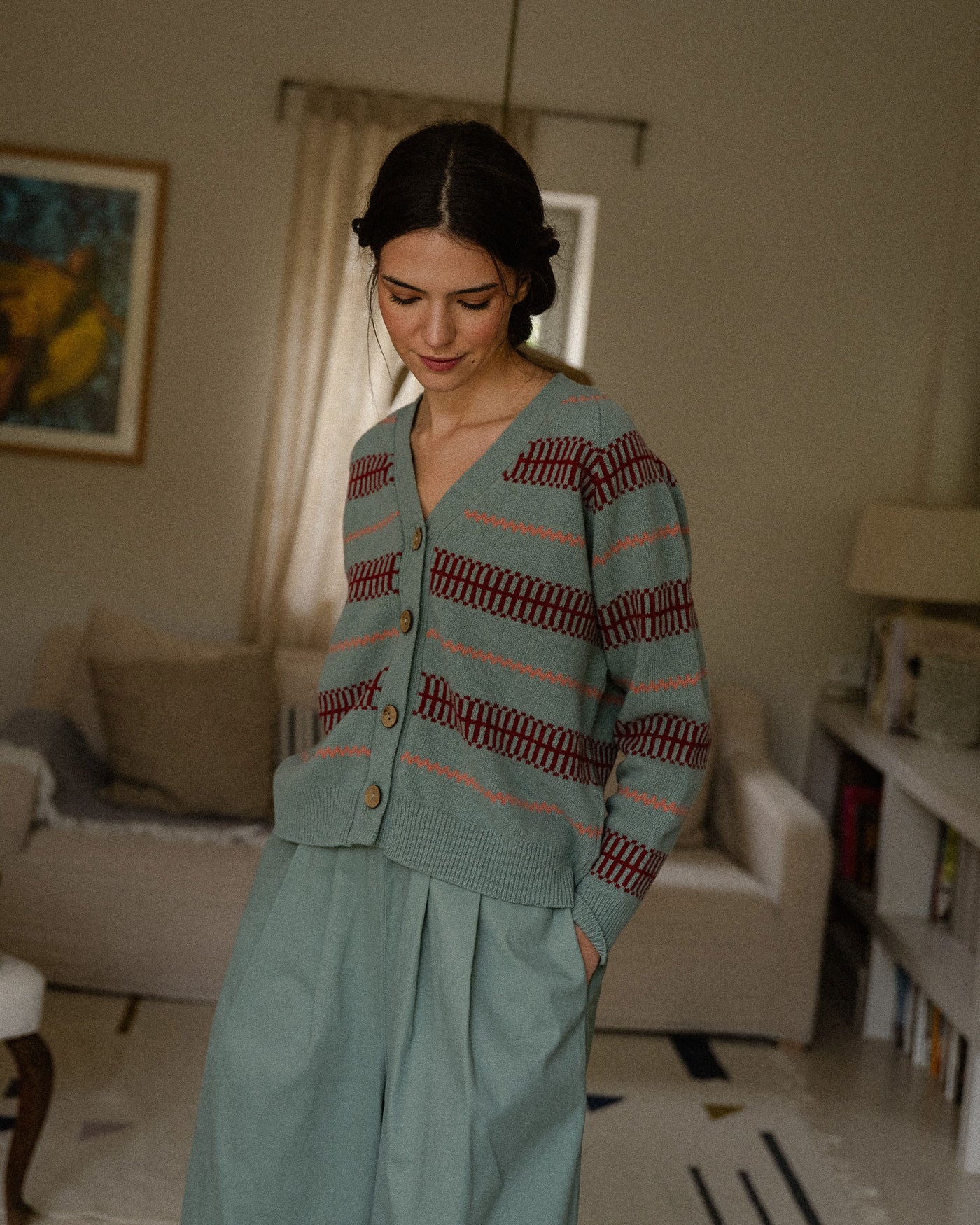 Pantalón Café Eucalipto