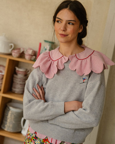 Blusa Naif Rayas Rojas