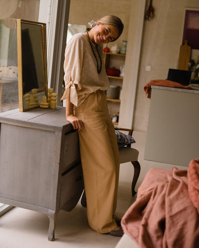Pantalón Zucca Raya Amarilla