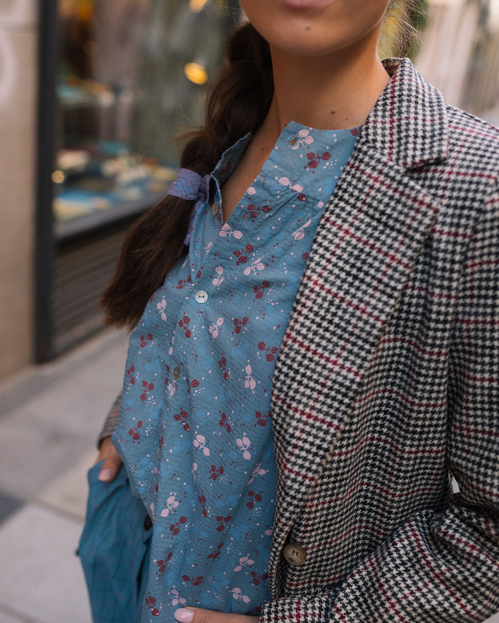 Blusa Golden Foglie