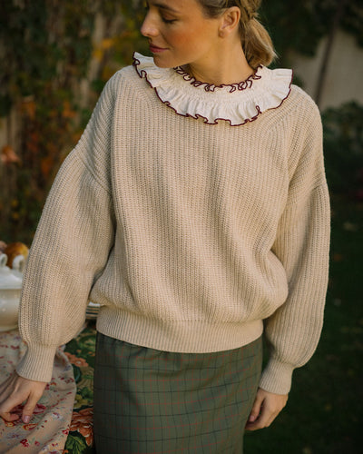 Blusa Little Bee Ecru