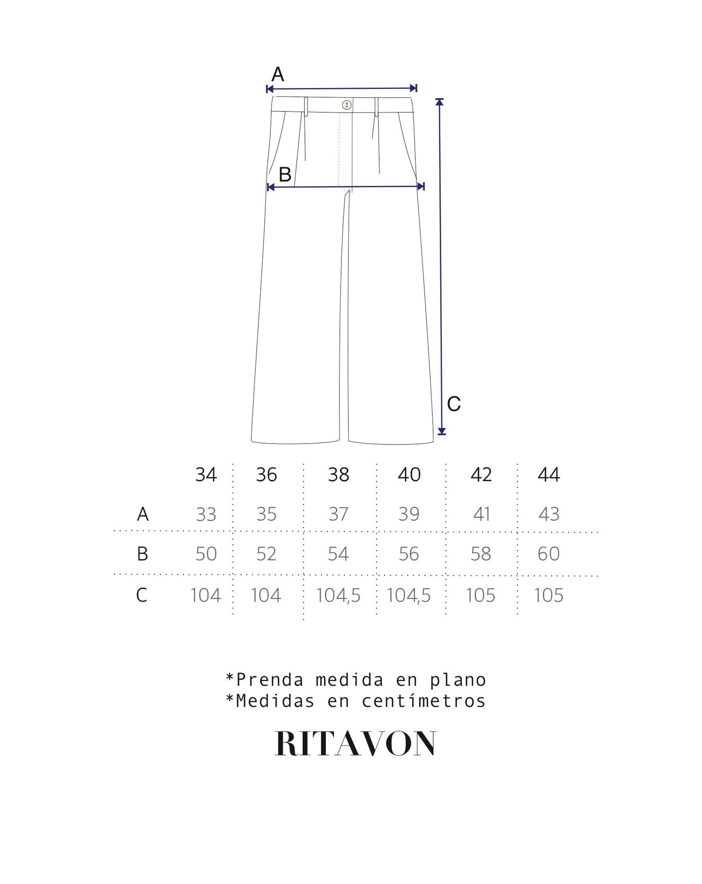 Pantalón Tartufo Cuadro Azul